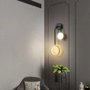Axyaa Minimalist LED Wall Lamp Modern Living Room Study Bedside Lighting