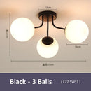 Axyaa Magic Bean LED Glass Ball Chandelier for Home Decor Lighting