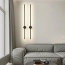Axyaa Rotatable RGB LED Wall Lamp 60/80/100cm for Bedroom Living Room Decor