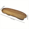 Axyaa Wooden Tea Coffee Tray Dessert Plate Kitchen Decor Food Dish Tray