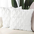 Pink Retro Fluffy Soft Throw Pillowcover 45x45 by Axyaa