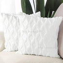 Pink Retro Fluffy Soft Throw Pillowcover 45x45 by Axyaa