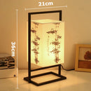 Axyaa Chinese Linen LED Desk Lamp: Classical Simplicity for Study, Reading, and Bedroom