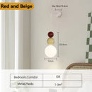 Axyaa Iron Ball Lampshade LED Wall Sconce for Modern Home Decor