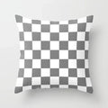 Axyaa Geometric Grey Pillowcase Set
