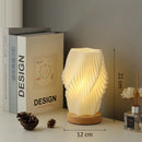 Axyaa French Cream Style 3D Printed Desk Lamp – Bedroom Study Children's Room Boss Lady Lamp