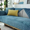 Axyaa Winter Flannel Sofa Cover: Thick, Soft Plush, Non-Slip, Protective Seat Cushion