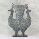 Axyaa Antique Bronze Decor Cow Rabbit Peacock Dragon Phoenix Vase Statues & Cups