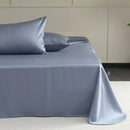 Axyaa Mulberry Silk Flat Sheet - High End Smooth Bed Linen - Solid Color