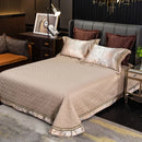 Axyaa Cotton Quilted Bed Cover Set - Single & Double Bed Cover - Thick & Pure Cotton