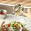 Axyaa Stainless Steel Mini Milk Pan with Wooden Handle