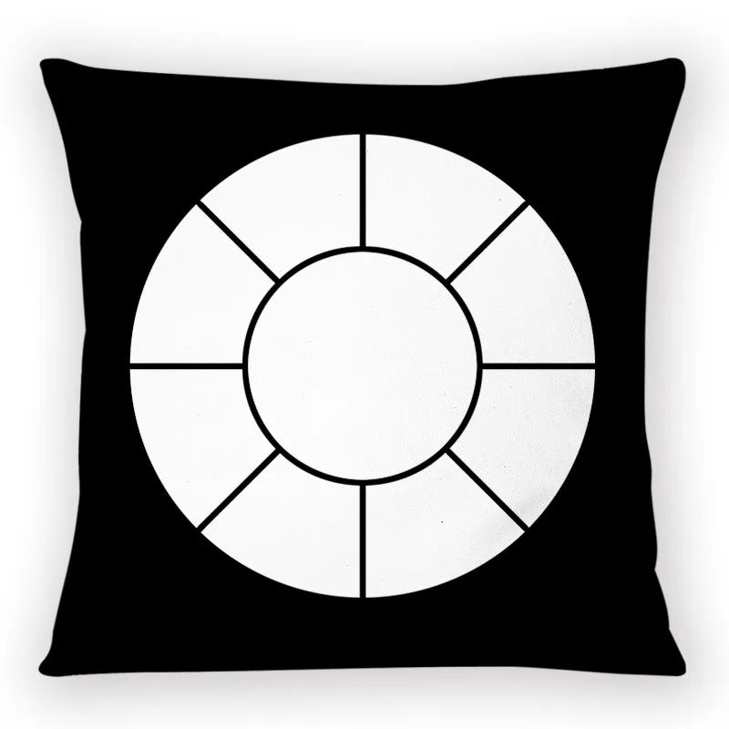 Axyaa Plaid Cat Paw Pillowcase Set