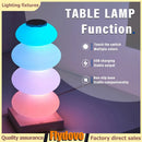 Axyaa LED Color Changing Table Lamp Touch Switch RGB Adjustable for Atmosphere