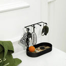 Axyaa Beige Iron Hook Tray Tableware Home & Kitchen Organizer Tray