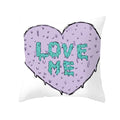 Axyaa Romantic Couple Pillowcases | Soft Cartoon Pattern Sofa Pillow Covers