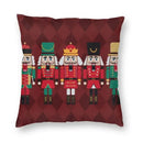 Axyaa Nutcracker Doll Print Sofa Cushion Cover - Home Decoration & Party Bedding