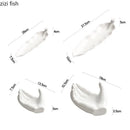 Axya Ceramic Buddha Hand Leaf Sushi Plate Set for Molecular Cuisine