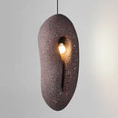 Axyaa Retro Red Droplight for Designer Dining Room, Japanese Wabi Sabi Style