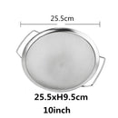 Axya Stainless Steel Oil Storage with Frying Strainer Basket Bowl