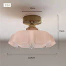 Axyaa Glass Flower Pendant Light for Dining room, Kitchen, Bedroom, Bedside