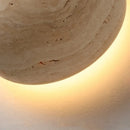 Axyaa Yellow Travertine LED Wall Lamp for Living Room, Stair, Bathroom