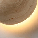 Axyaa Yellow Travertine LED Wall Lamp: Stylish Interior & Bathroom Lighting Fixtures