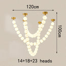 Axyaa LED Pendant Chandeliers for Modern Living and Dining Room Lighting