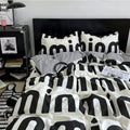 Axyaa Solid Color Bedding Set: Soft Twin Full Queen Size Bed Linens