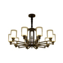 Axyaa Modern Chinese Style Living Room Chandelier with Creative Lighting