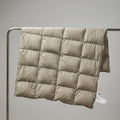 Axyaa White Goose Down Shawl Blanket: Antibacterial, Multifunctional & Portable for Travel & Home