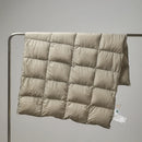 Axyaa White Goose Down Shawl Blanket: Antibacterial, Multifunctional & Portable for Travel & Home