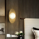 Axyaa Nordic LED Wall Lamp for Bedroom Dining Room Hotel Sconce Lighting