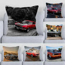 Axyaa Muscle Car Printed Pillow Cover for Stylish Home Decor