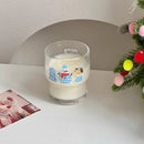 Axyaa Christmas Glass Cup Set: Cute & Kawaii Design for Coffee, Juice, Wine, Whiskey & More
