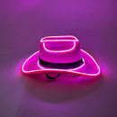 Axyaa Light Up Pet Cowboy Hat: Fun, Luminous Dog/Cat Accessory for Walks, Photos & Gifts