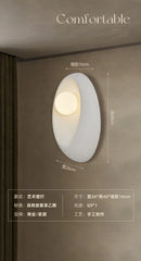 Axyaa Wabi Sabi Style Wall Lamp: Designer Touch Bedroom Lighting