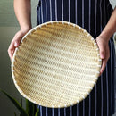 Axyaa Handmade Pastoral Fruit Snack Basket: Durable Storage with Exquisite Drainage