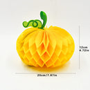 Axyaa Pumpkin Honeycomb Paper Decorations, Foldable Fall Centerpieces for Halloween Thanksgiving