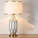 Axyaa Ceramic Table Lamps - Modern Luxury for Living Room, Office, and Bedroom