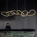 Axyaa Modern LED Pendant Chandelier for Living Room and Dining Room