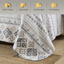Axyaa Boho Quilt Set King Size 100% Cotton Lightweight Reversible Bedspreads
