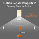 Axyaa 3W LED Motion Sensor Wall Lamp for Indoor/Outdoor Decor and Stair Lighting