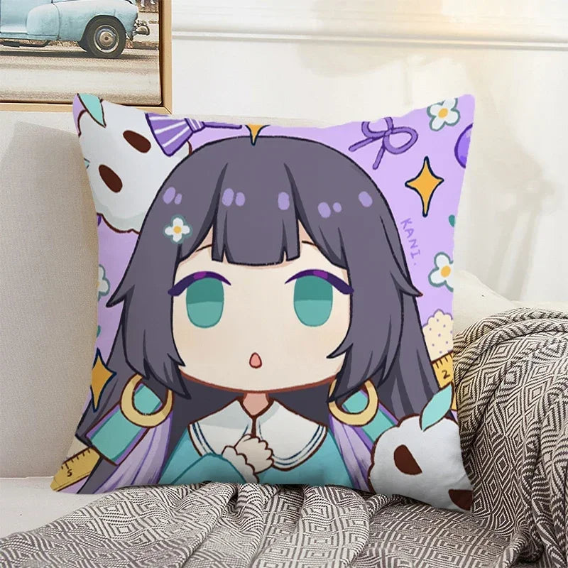 Axyaa 45x45cm Onmyoji Cushion Cover for Stylish Home Decor