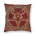 Axyaa Hail Satan Pattern Sofa Cushion Cover Pillowcase Home Decoration Party Car Bedding