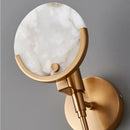 Axyaa Modern Gold Marble Copper Wall Lamp LED Light - Elegant Minimalist Design