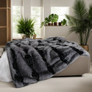 Axyaa Luxury Faux Fur Fluffy Blanket for Beds & Sofa - High-End Soft Decorative Throw