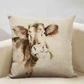 Axyaa Animal Horse Chicken Lizard Cow Antelope Pillow Case