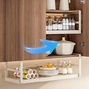 Axyaa Expandable Spice Rack Under Cabinet Organizer Shelf Storage