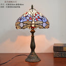 Dragonfly Tiffany LED Table Lamp by Axyaa - Stained Glass Home Lighting Fixture