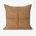 Axyaa Nordic Light Luxury Living Room Pillow - Orange Leather Square Pillow